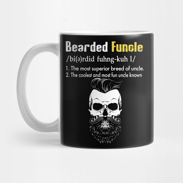 Bearded Funcle Funny Family Gifts by jonetressie